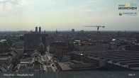 Archiv Foto Webcam München: Livestream am Hauptbahnhof 08:00