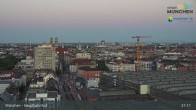 Archiv Foto Webcam München: Livestream am Hauptbahnhof 02:00