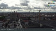 Archiv Foto Webcam München: Livestream am Hauptbahnhof 08:00
