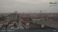 Archiv Foto Webcam München: Livestream am Hauptbahnhof 08:00