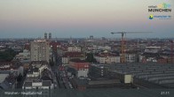 Archiv Foto Webcam München: Livestream am Hauptbahnhof 22:00