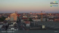 Archiv Foto Webcam München: Livestream am Hauptbahnhof 02:00