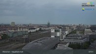 Archiv Foto Webcam München: Livestream am Hauptbahnhof 08:00