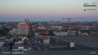 Archiv Foto Webcam München: Livestream am Hauptbahnhof 20:00