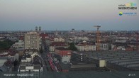Archiv Foto Webcam München: Livestream am Hauptbahnhof 20:00