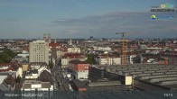 Archiv Foto Webcam München: Livestream am Hauptbahnhof 18:00