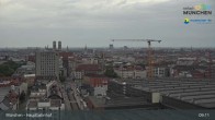 Archiv Foto Webcam München: Livestream am Hauptbahnhof 08:00