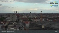 Archiv Foto Webcam München: Livestream am Hauptbahnhof 18:00
