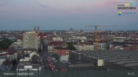 Archiv Foto Webcam München: Livestream am Hauptbahnhof 02:00