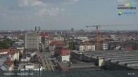Archiv Foto Webcam München: Livestream am Hauptbahnhof 14:00