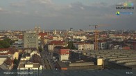 Archiv Foto Webcam München: Livestream am Hauptbahnhof 18:00