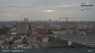 Archiv Foto Webcam München: Livestream am Hauptbahnhof 08:00