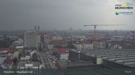 Archiv Foto Webcam München: Livestream am Hauptbahnhof 08:00
