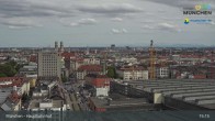 Archiv Foto Webcam München: Livestream am Hauptbahnhof 14:00