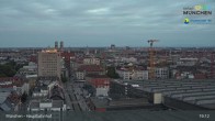 Archiv Foto Webcam München: Livestream am Hauptbahnhof 18:00