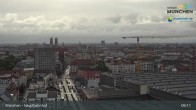 Archiv Foto Webcam München: Livestream am Hauptbahnhof 08:00