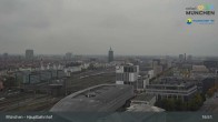 Archiv Foto Webcam München: Livestream am Hauptbahnhof 16:00
