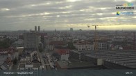 Archiv Foto Webcam München: Livestream am Hauptbahnhof 08:00