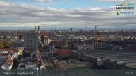 Archiv Foto Webcam München: Livestream am Hauptbahnhof 08:00
