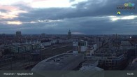 Archiv Foto Webcam München: Livestream am Hauptbahnhof 21:00