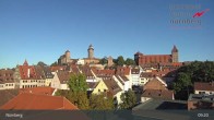 Archiv Foto Webcam Nürnberg Altstadt 08:00