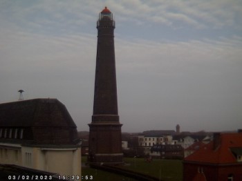 Borkum: Blick auf den Neuen Leuchtturm