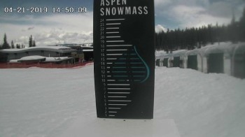 Aspen Snowmass Schneehöhe Messstation