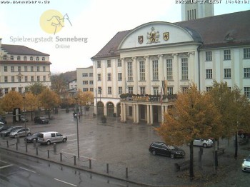 Bahnhofplatz Sonneberg - Neues Rathaus