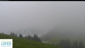 Blick von Lofer auf die Berchtesgadener Alpen