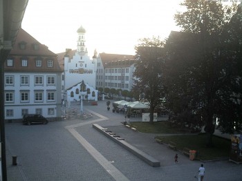 Blick auf das Rathaus in Kempten