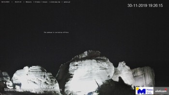 Blick auf die Klöster von Meteora - Kalabaka