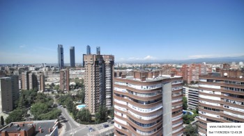 Blick über die Stadt Madrid