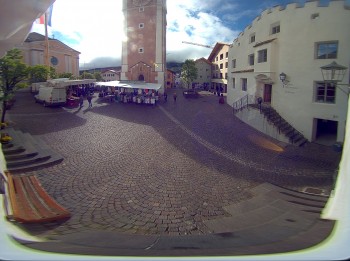 Castelrotto/Kastelruth village square, South Tyrol