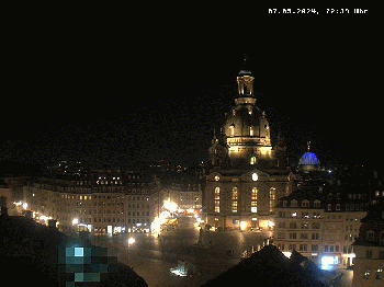 Dresden - Frauenkirche and Neumarkt square