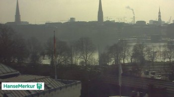 Hamburg - Blick auf die Binnenalster
