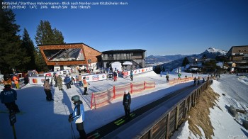 Kitzbühel - Blick Starthaus Hahnenkammrennen Weltcup