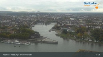 Koblenz - View from fortress and cable car