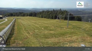 Mitterdorf: Panoramablick Almberg mit Flyline