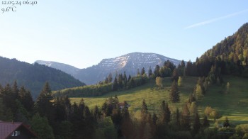 Oberstaufen - View Hochgrat from Hotel Schratt