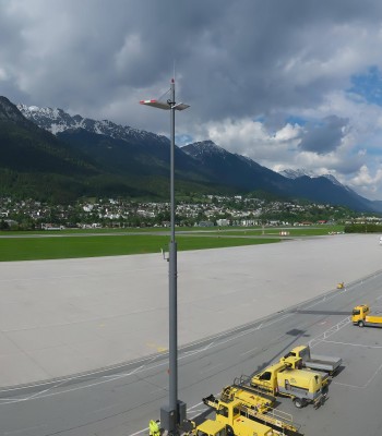 Panorama Innsbruck Flughafen