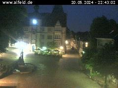 Blick auf das Rathaus von Alfeld