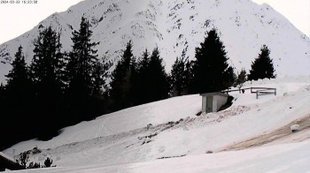 Sicht auf Rosskogel in Oberperfuss, Tirol