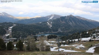 Blick vom Hirschkogel am Turracher See