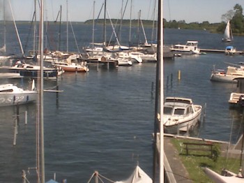 Hafen Webcam: Marina in Röbel an der Müritz
