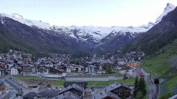 Zermatt: Blick auf das Dorf